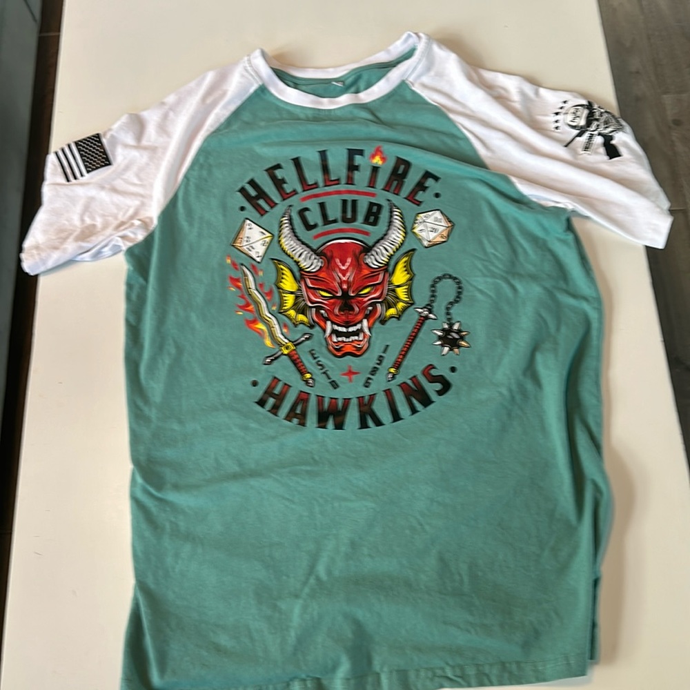 Hell fire club shirt from Stranger Things